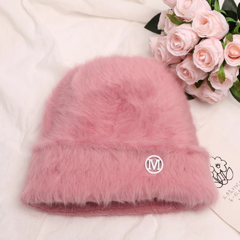 Rabbit Fur Beanies