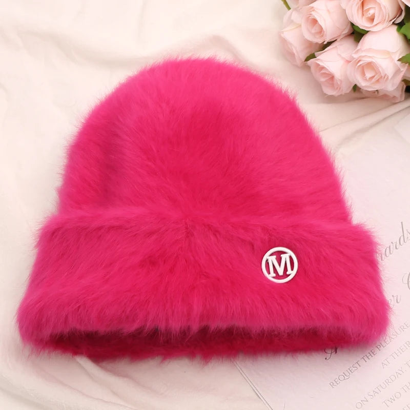 Rabbit Fur Beanies