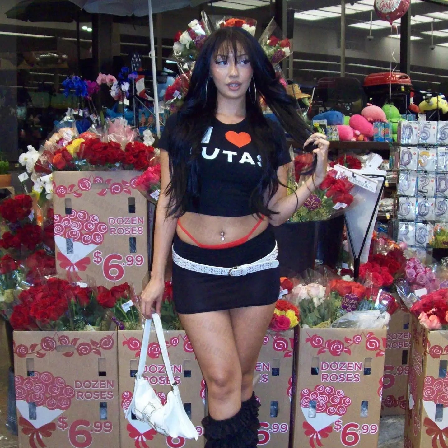 I Love Putas Cropped Tops