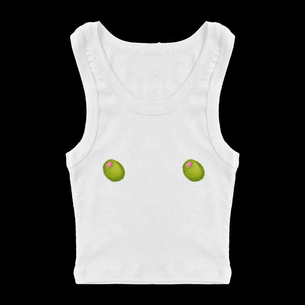 Olive Nipple Tank