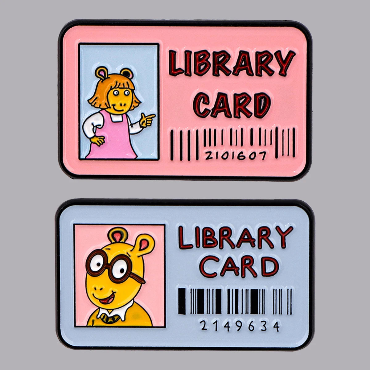 Library Card Pin