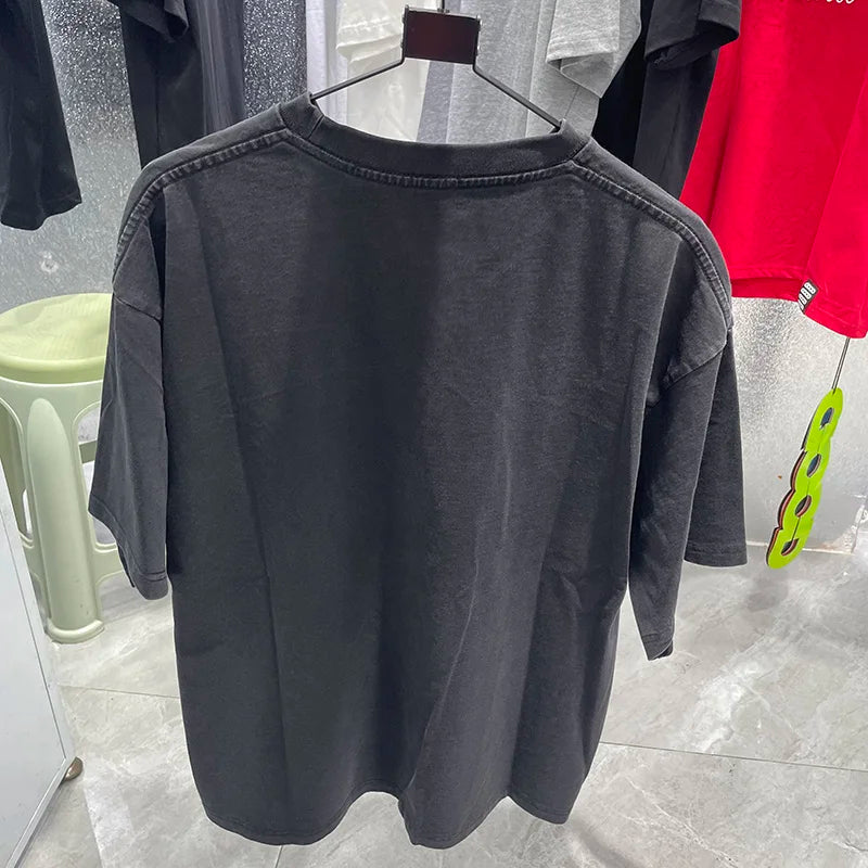 Washed Satoshi Nakamoto Letter Logo Tee