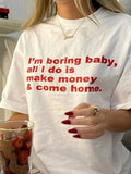 All I Do I Make Money & Come Home Cotton Tee