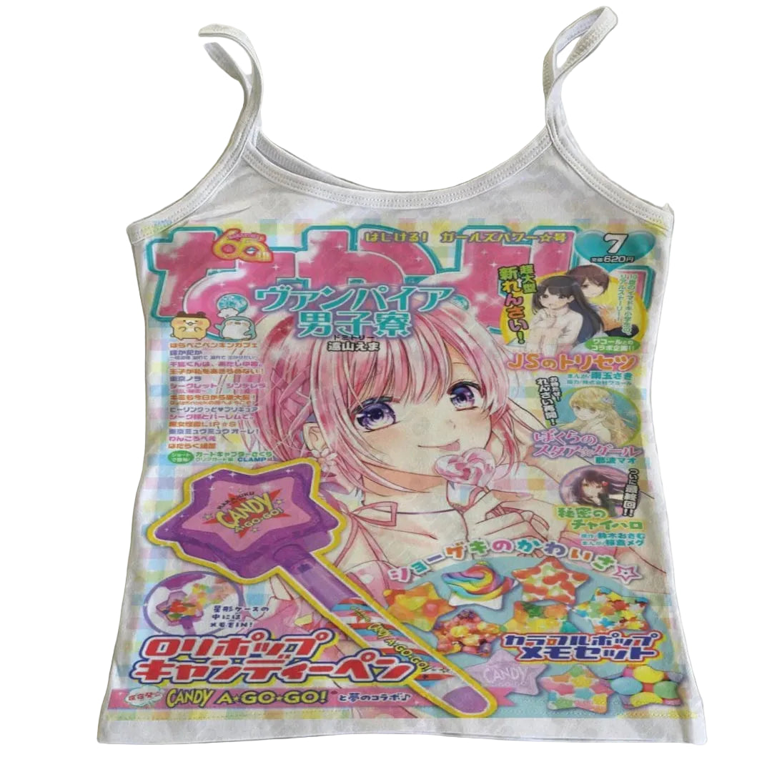 Candy A Go Go Anime Cami Top
