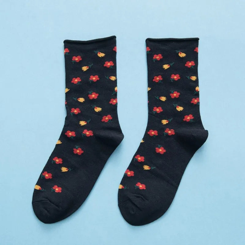 Japanese Flower Socks