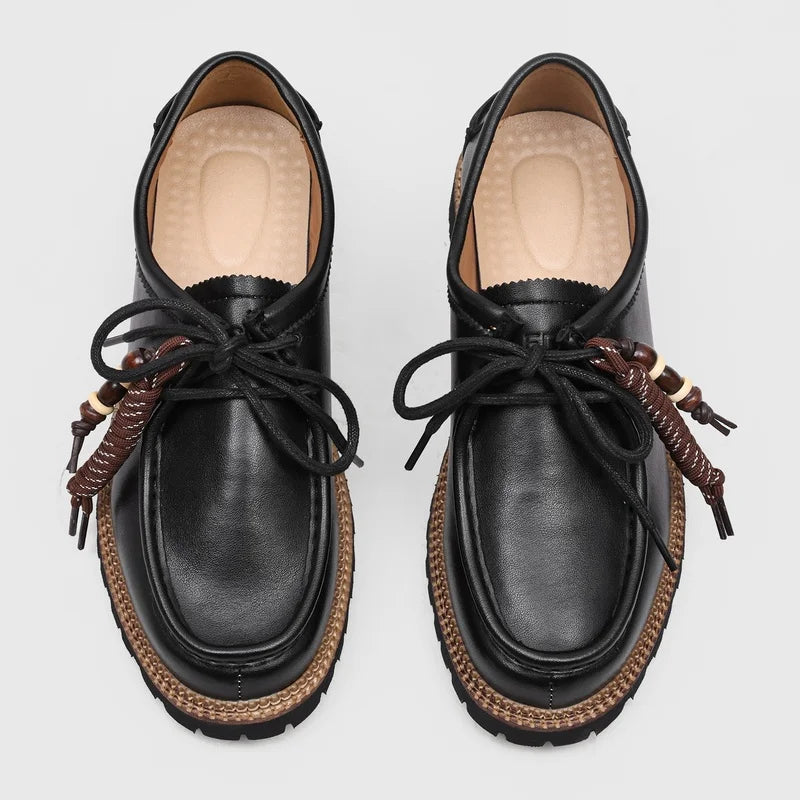 Leather Wallabee Loafers