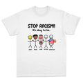 Stop Racism It's Okay To Be Asian Black Arab Normal American Tee