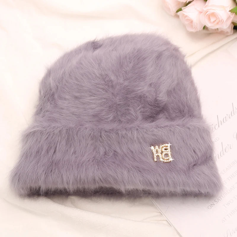 Rabbit Fur Beanies