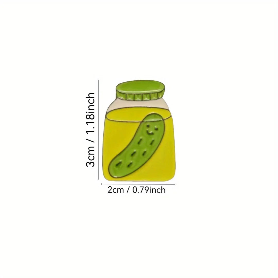 Quirky  "a pickled gherkin" Pickle Pin