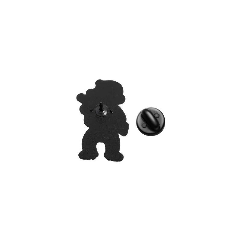 George The Monkey Holding a Gun Enamel Pin