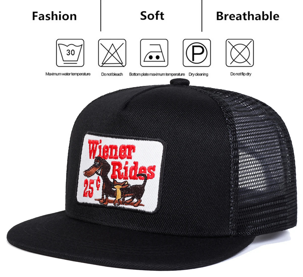 Wiener Rides Embroidery Hat