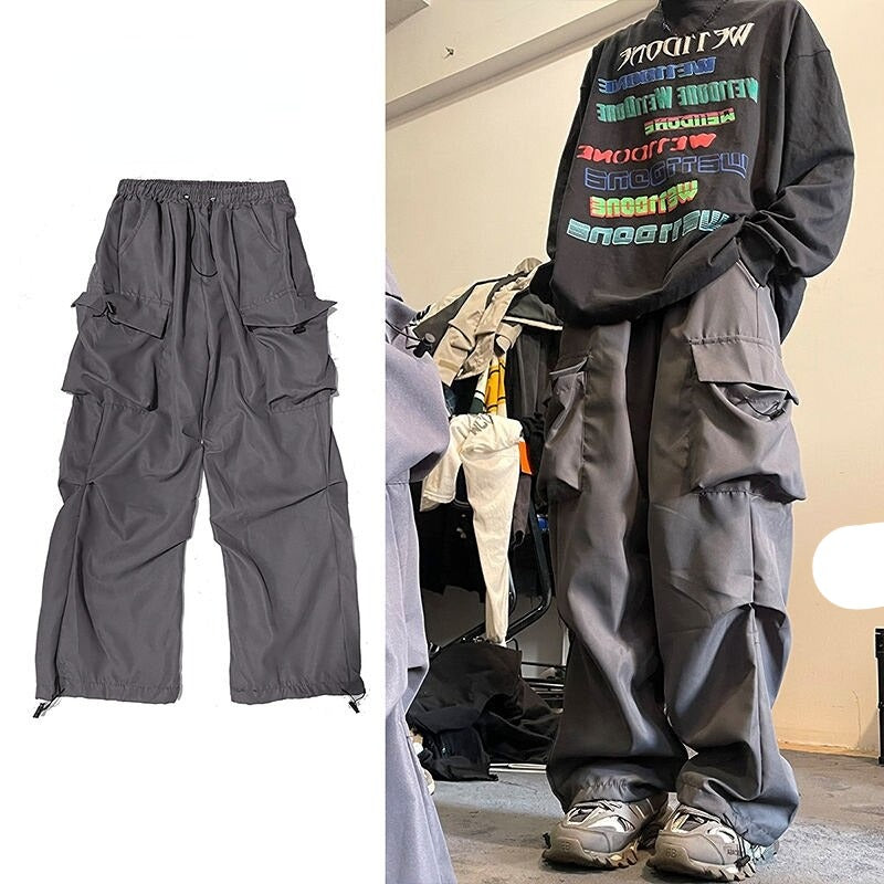 Pleated Cargo Pants