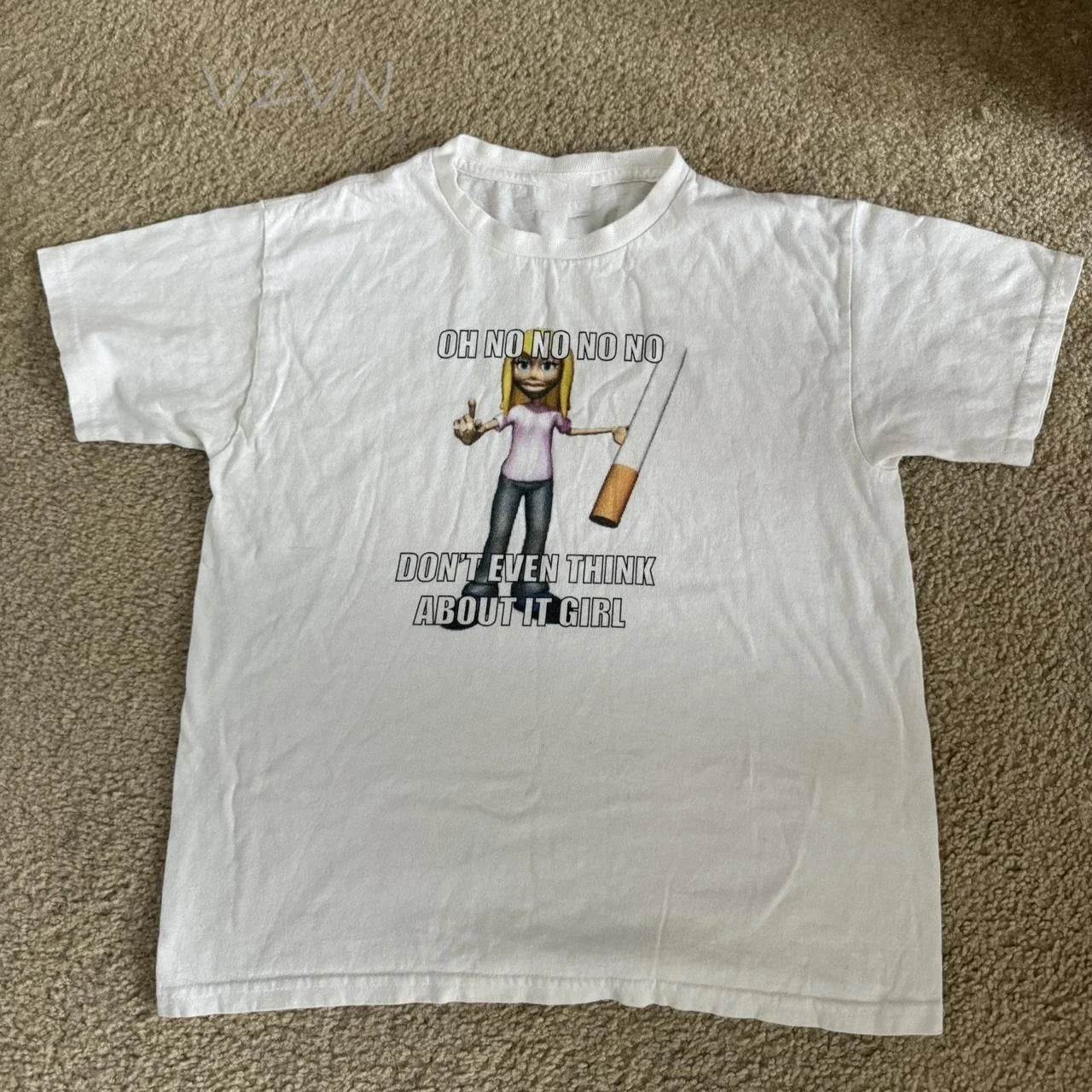 Don't Even Think About it Girl Cig Tee