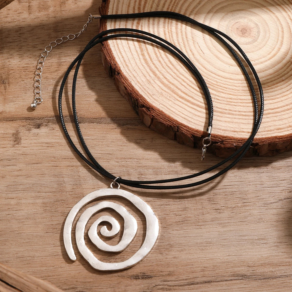 Spiral Conch Pendant Necklace