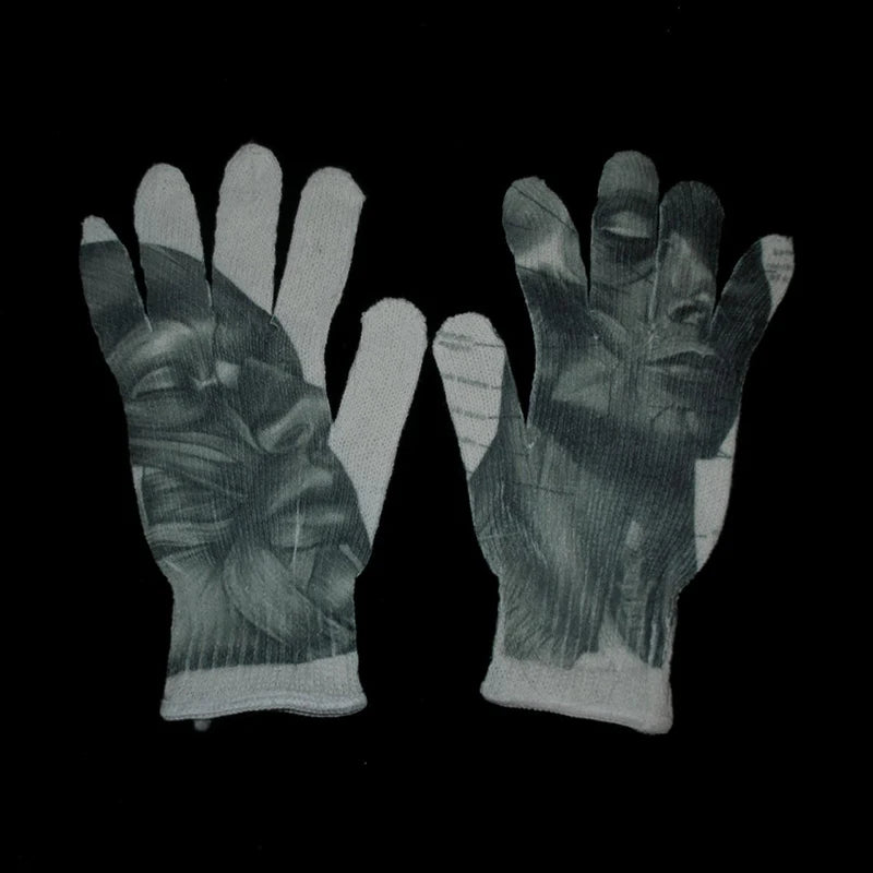 Virgin Mary Knitted Gloves