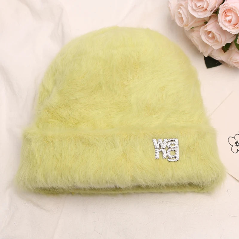 Rabbit Fur Beanies