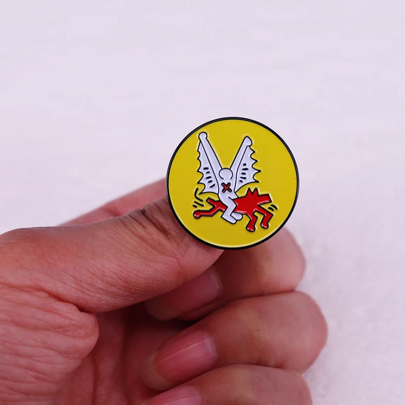 Keith Haring Bat Enamel Pin