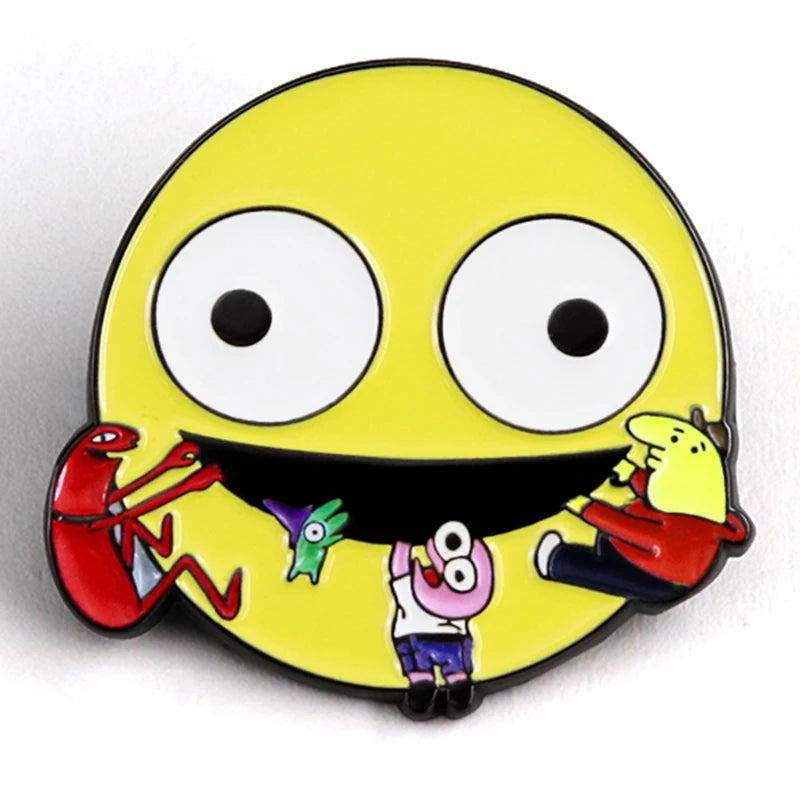 Smiling Friends Enamel Pin