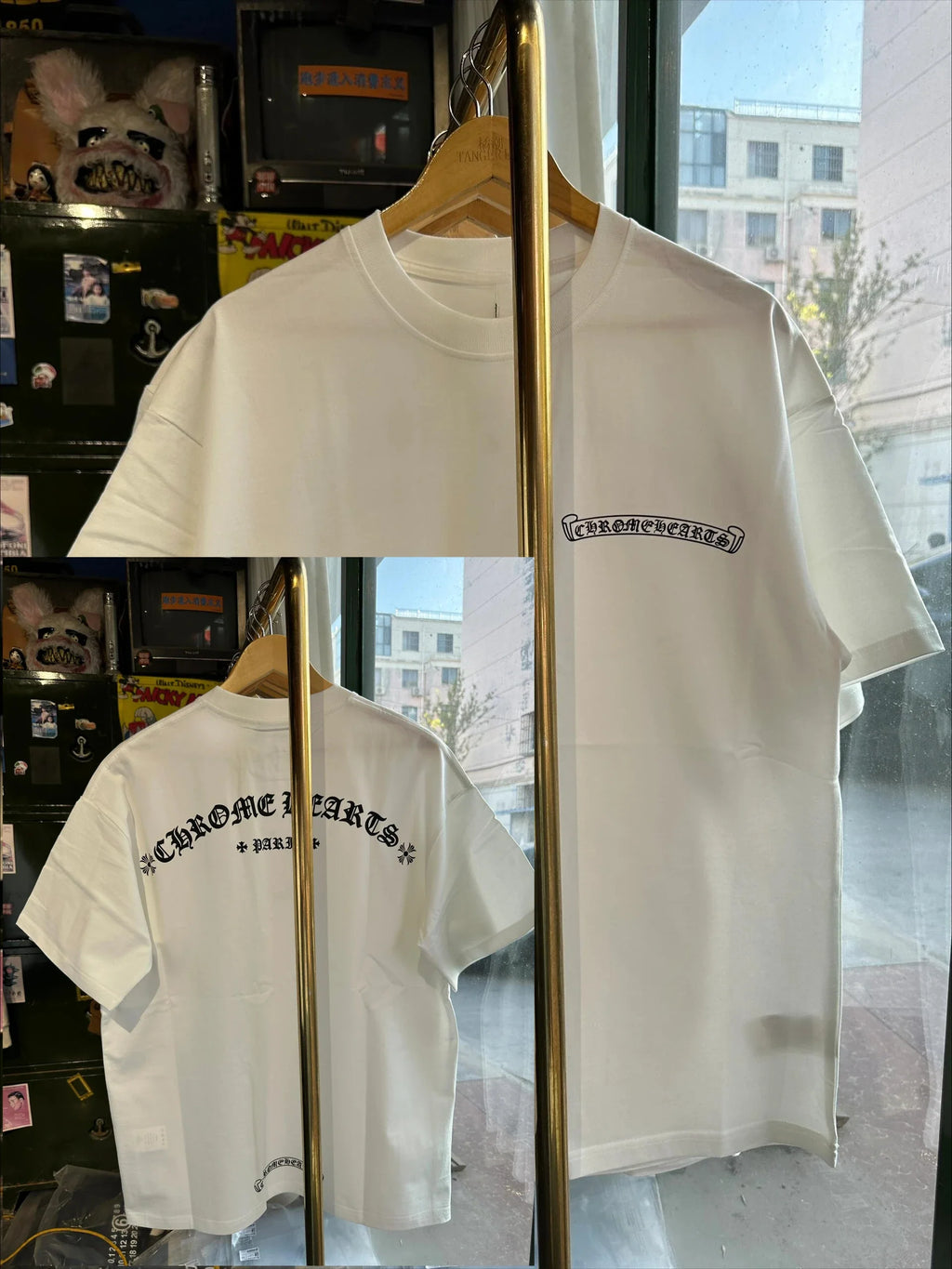 Chrome Rolling Stones Heart Tee