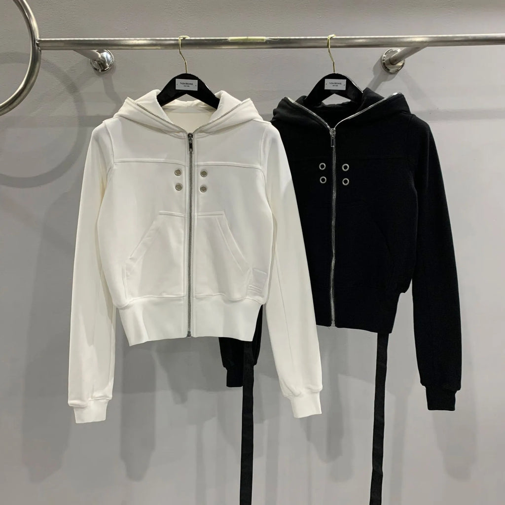 Owens 4 Hole Crop Hoodie