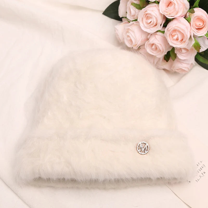 Rabbit Fur Beanies