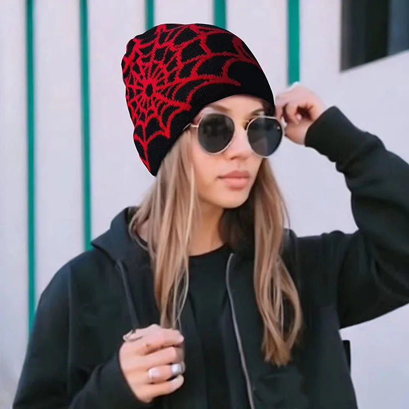 Spider Web Beanie