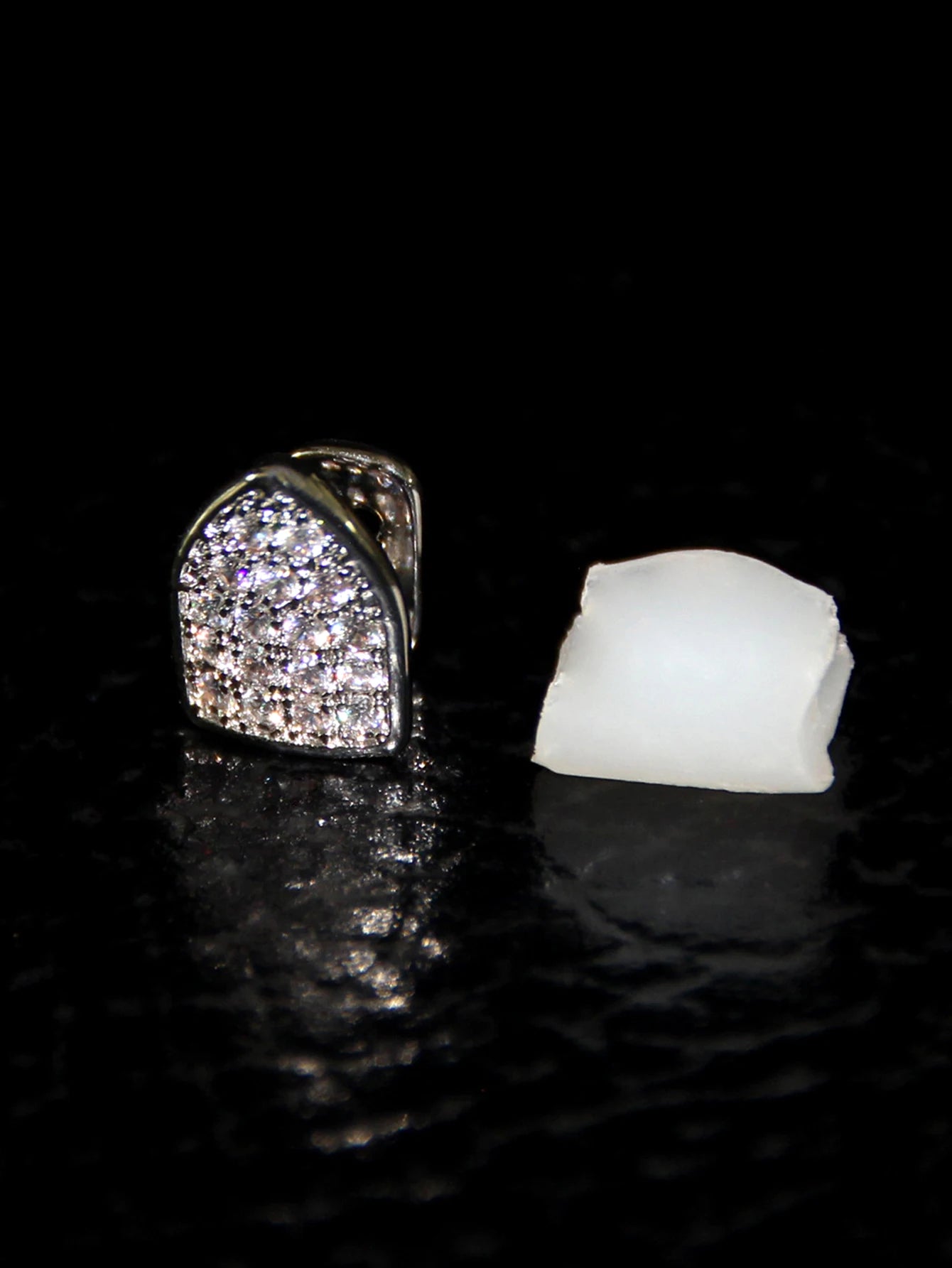 1pc Full Cubic Zircon Grillz Teeth Cap