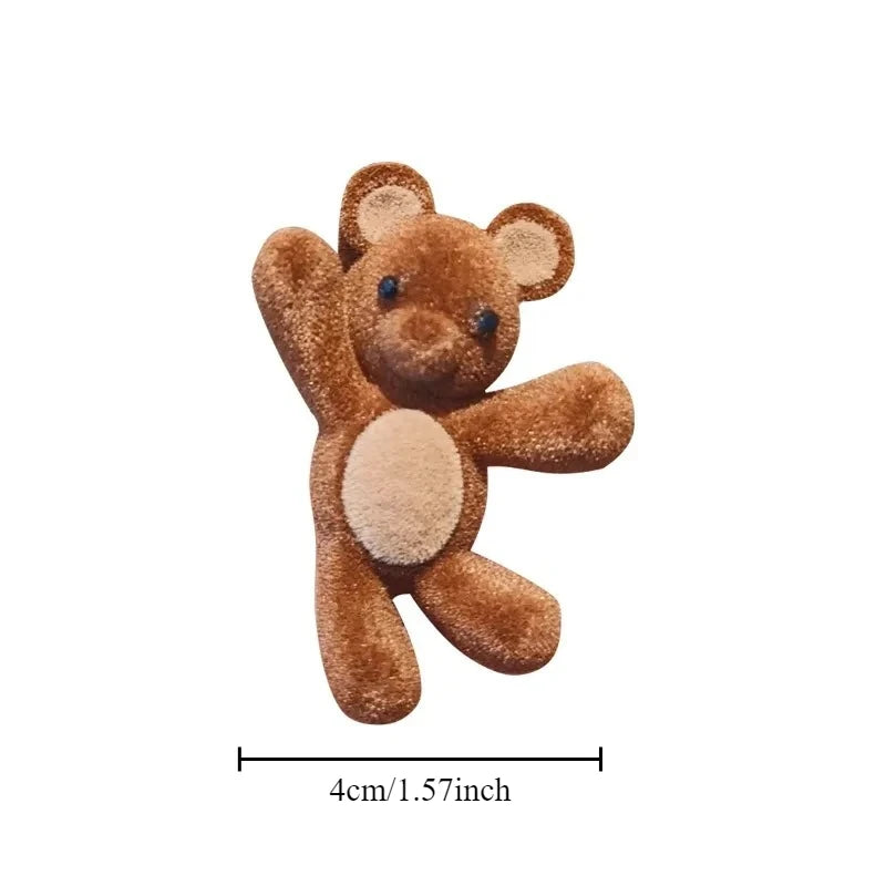 Teddy Bear Hair Clips