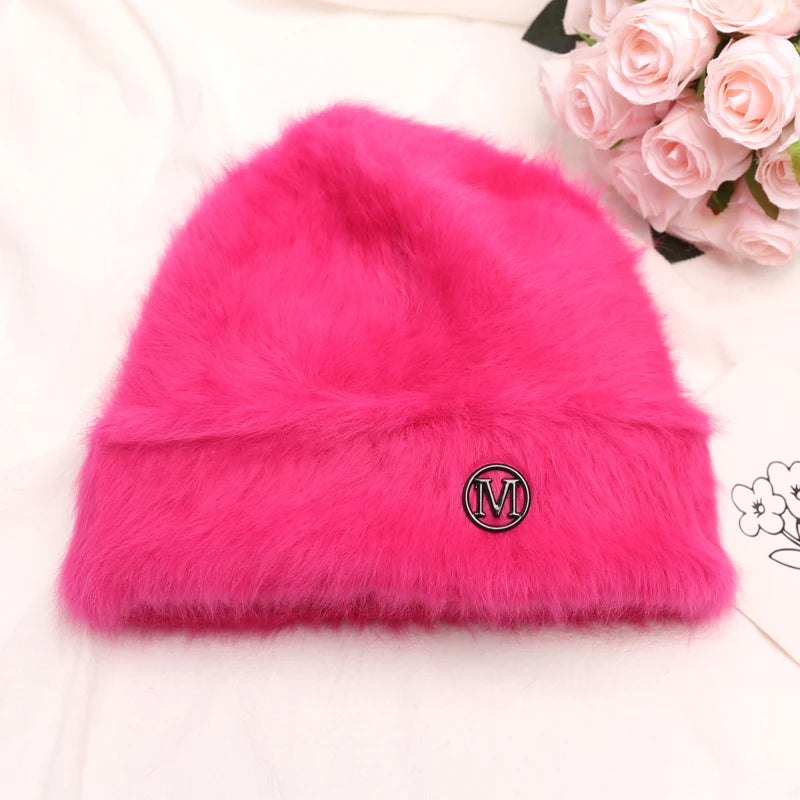 Rabbit Fur Beanies
