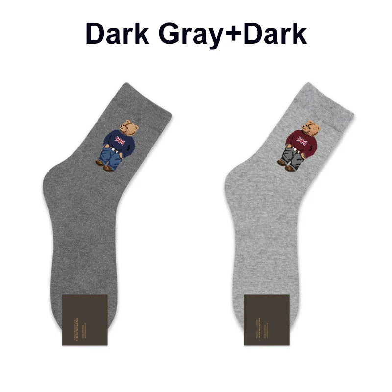 2 Pairs Polo Bear Socks