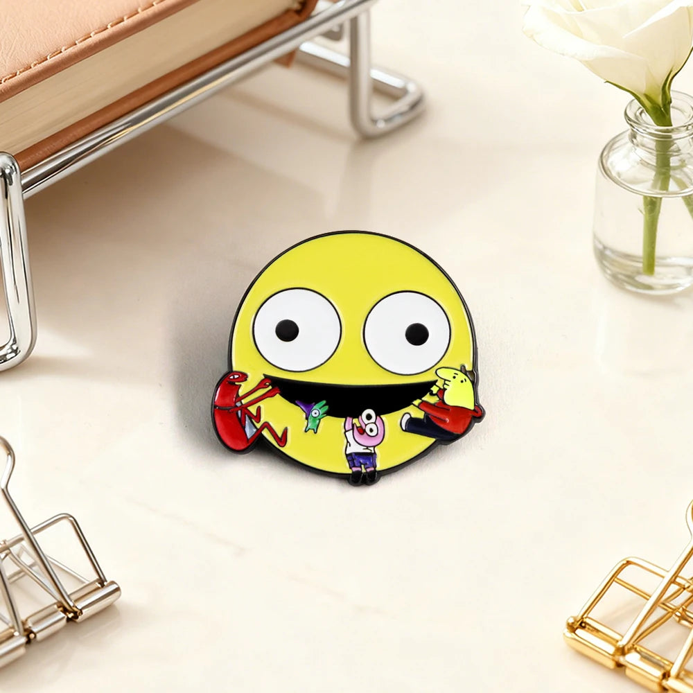 Smiling Friends Enamel Pin