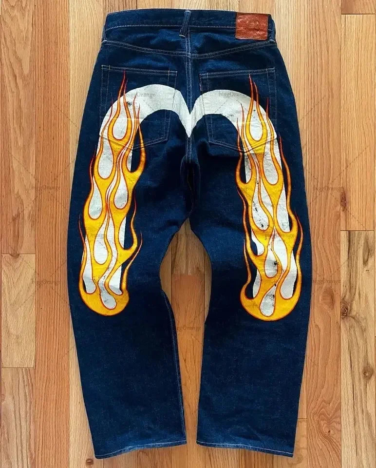 Dice Embroidered Evisu Jeans
