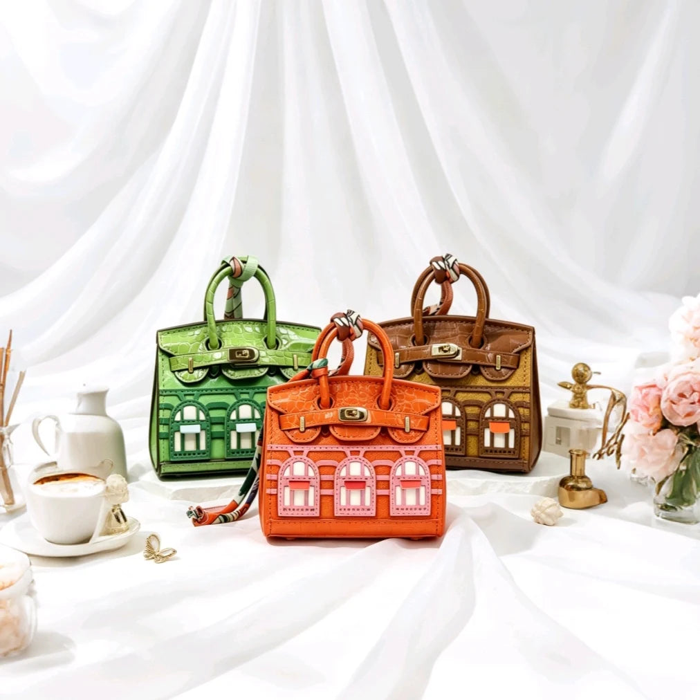 Mini Birkin Bag Keychain