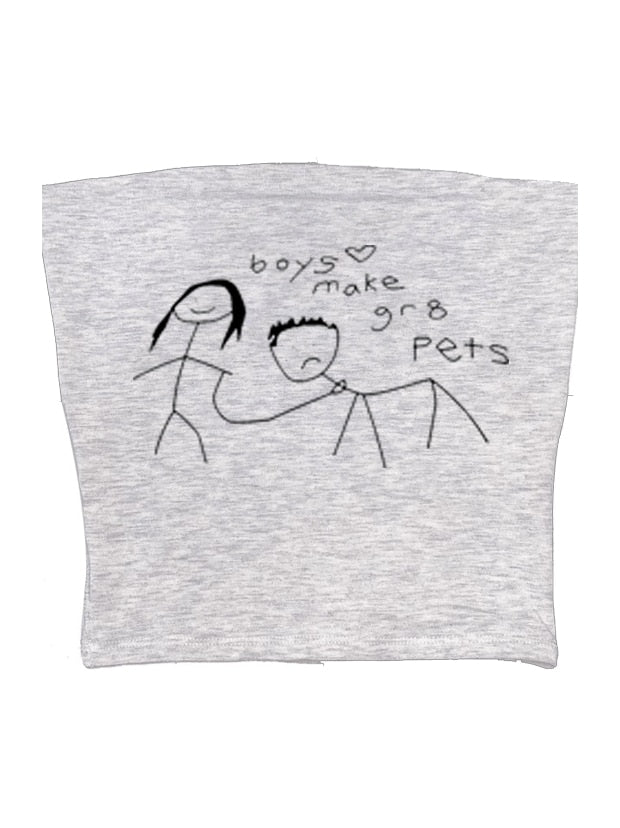 Boys Make Great Pets Crop Top