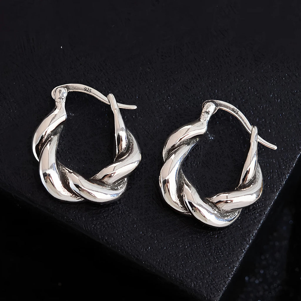 925 Sterling Silver Star Moon Earrings