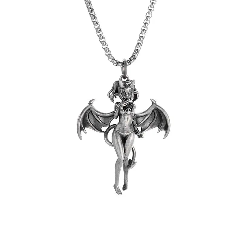 Sexy Devil Girl Necklace
