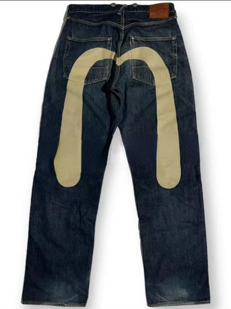 Dice Embroidered Evisu Jeans