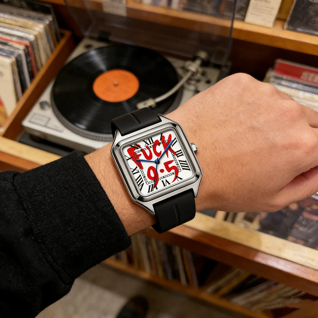Fuck 9-5 Stainless Steel Quartz Watch