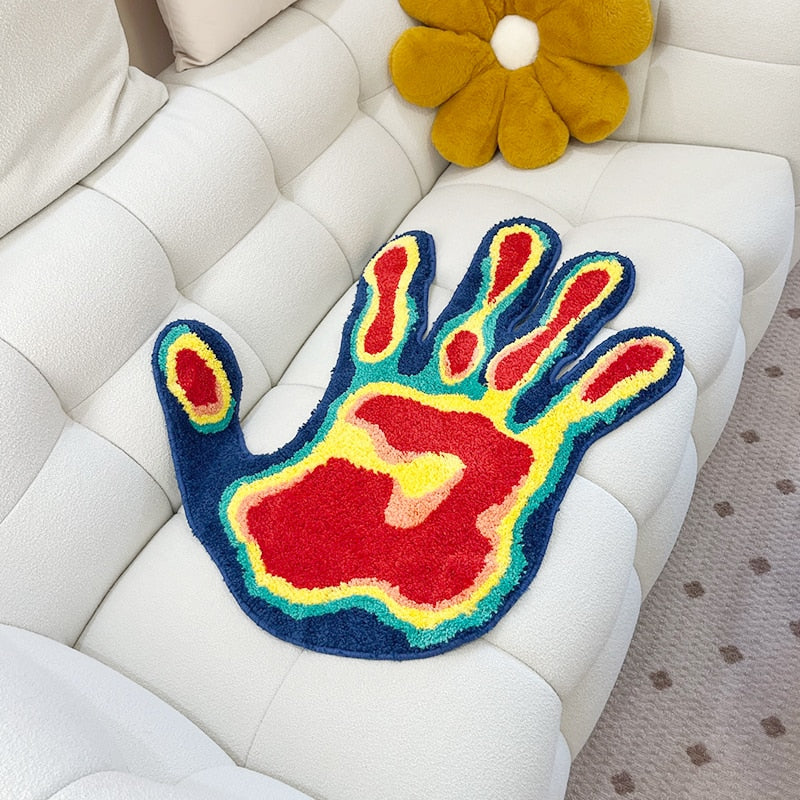 Handmade Thermal Palm Rug