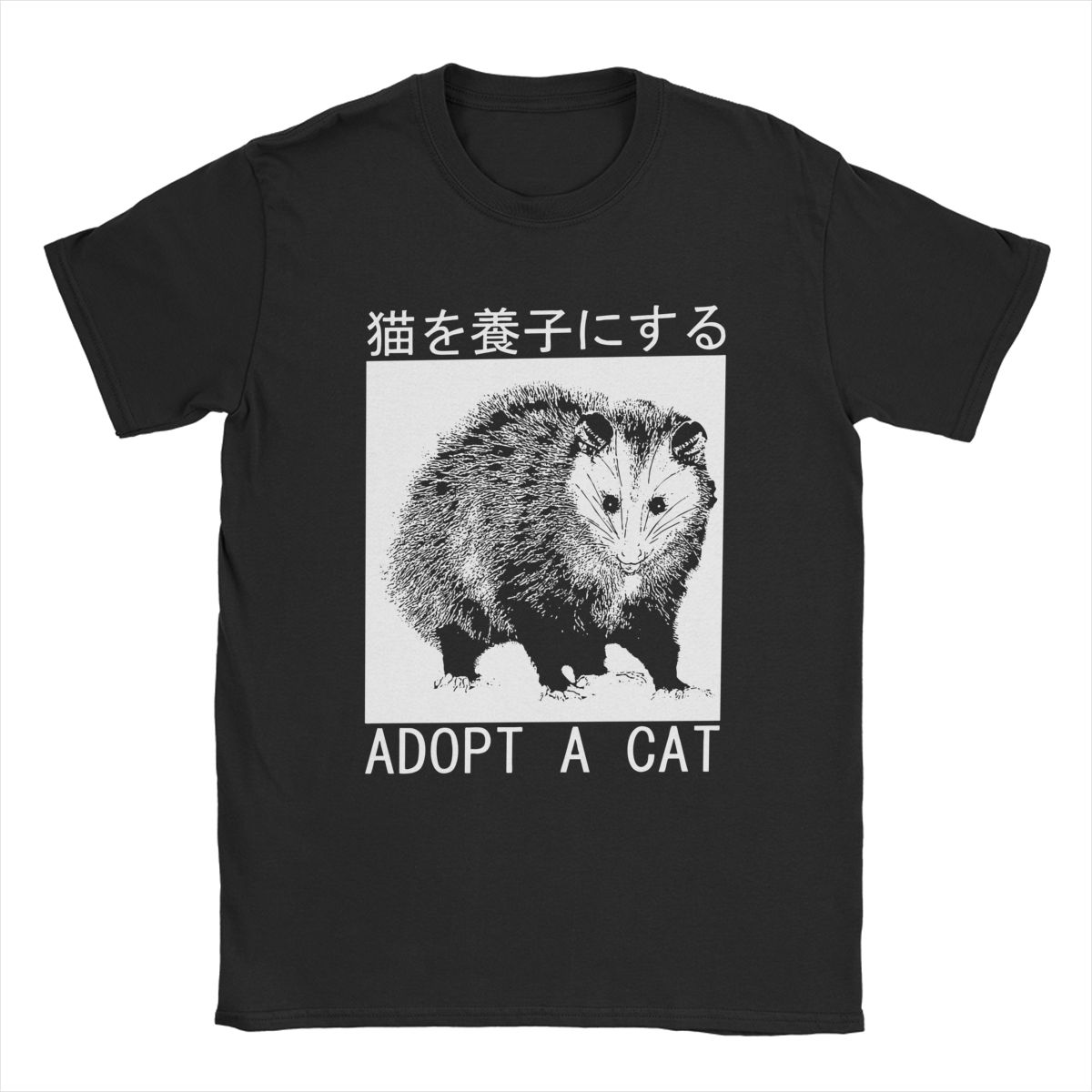 Adopt A Cat, Opossum Tee