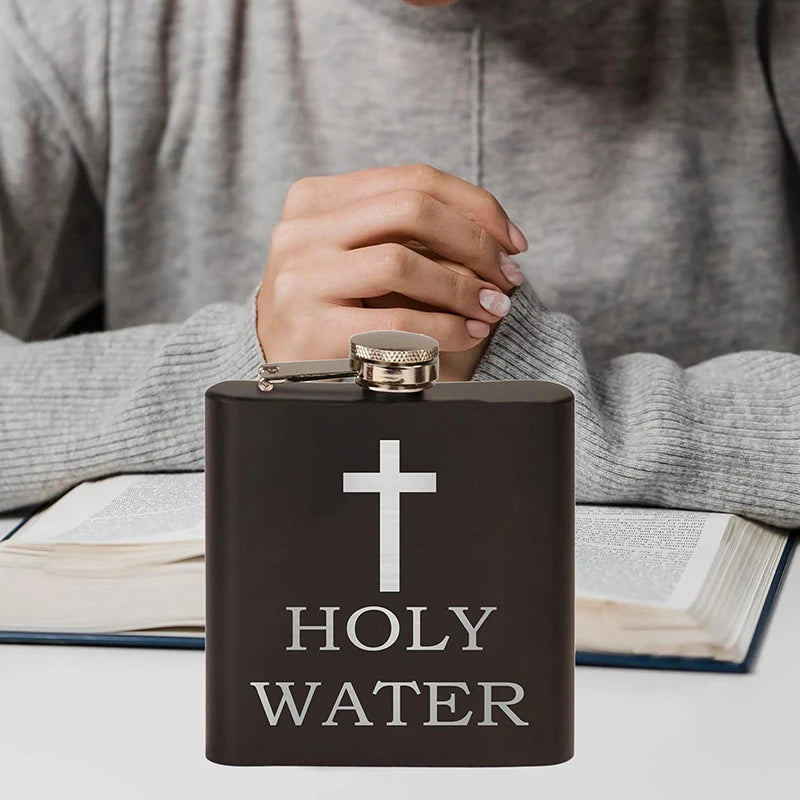 Holy Water Stainless Steel Hip Flask