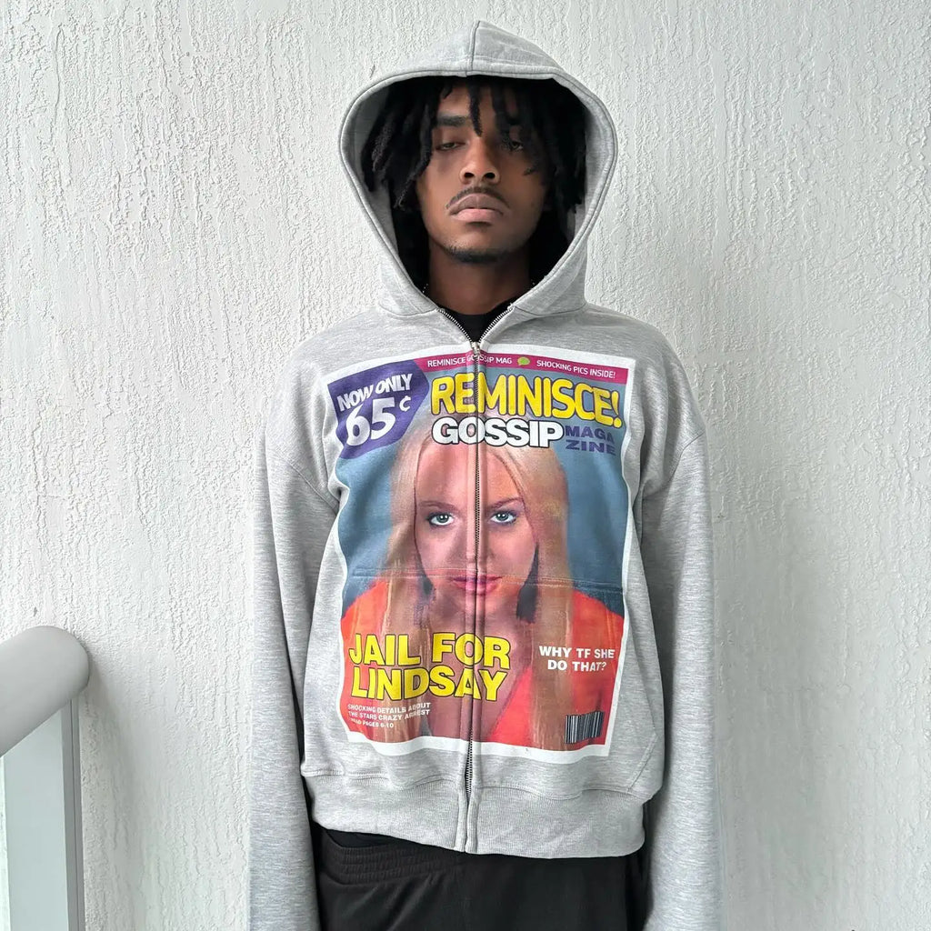 Lindsey Lohan Mugshot Hoodie