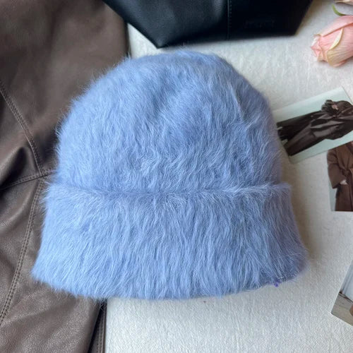 Rabbit Fur Beanies