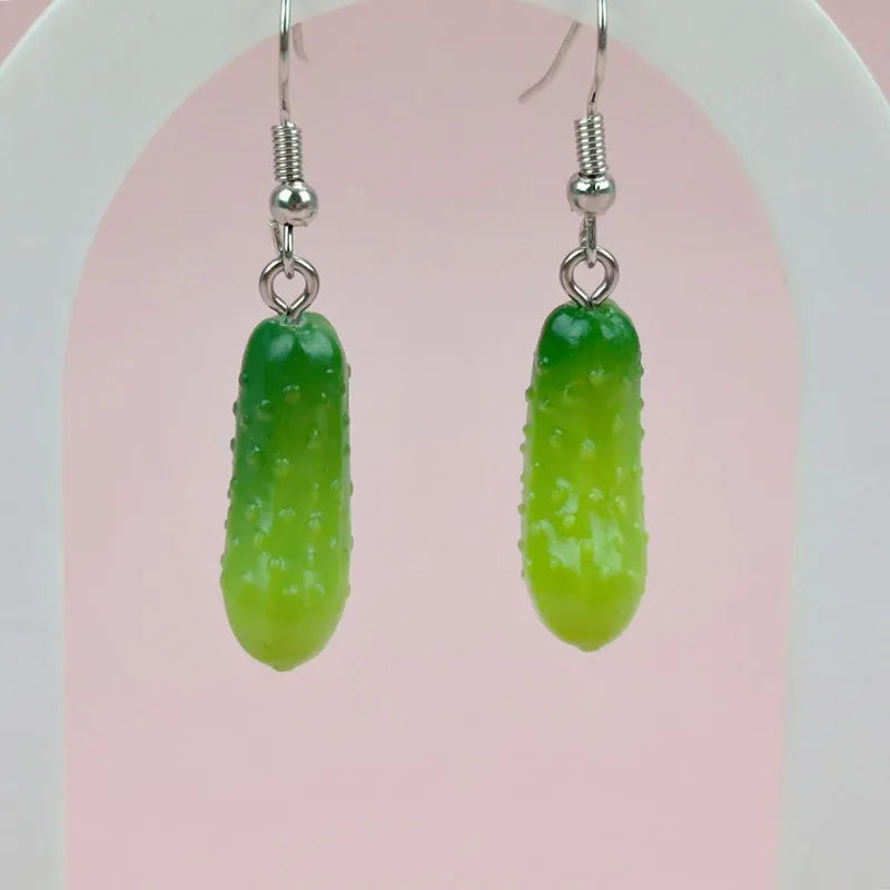 Cucumber Pickle Earrings
