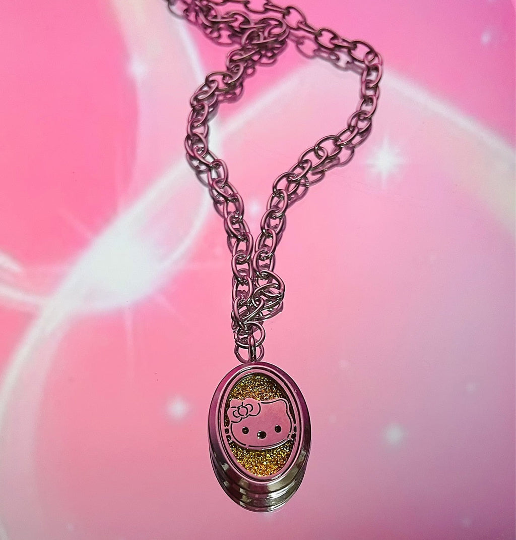 Kitty Locket Necklaces