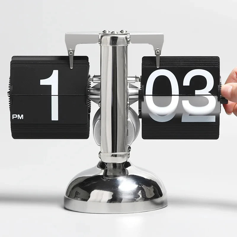 MCM Flip Mechanical Table Clock