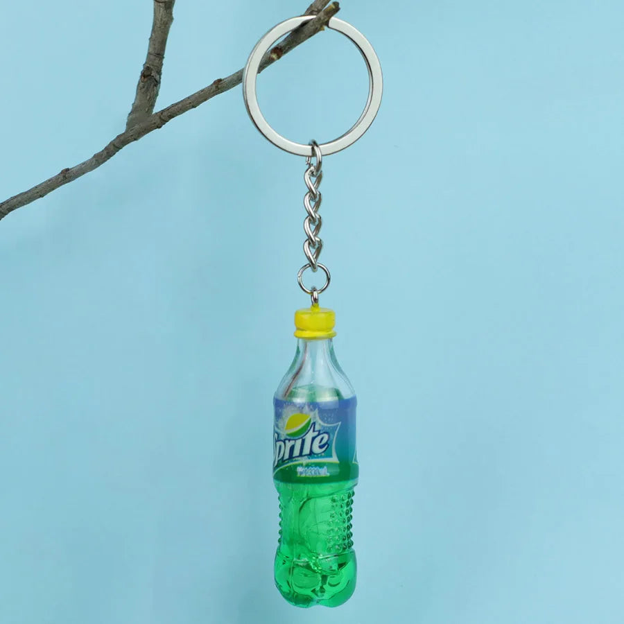 Coke Sprite Fanta Keychain