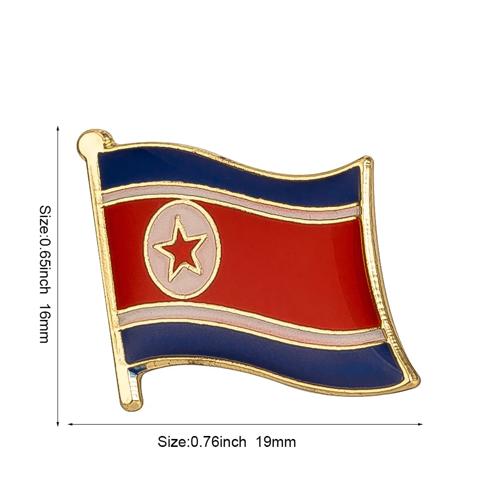 Countries Flag Lapel Pin
