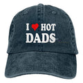 I Love Hot Dads Hat