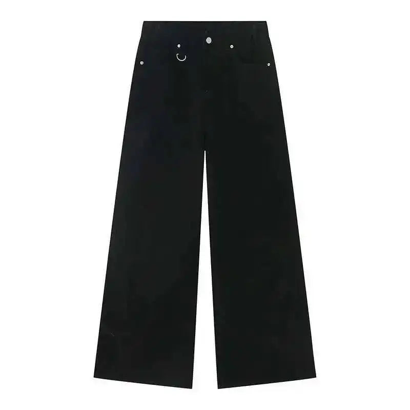 Wide Leg Washed Denim